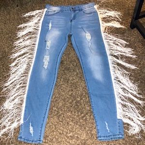 Light Denim Jeans with details